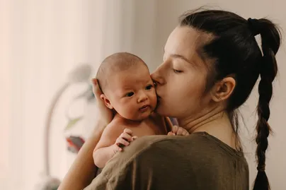 baby and mum